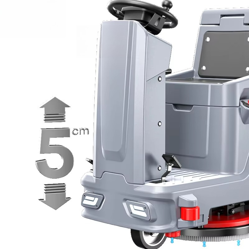 Industrial Floor Scrubber - Elektrische Bodenreinigungsmaschine für den Außenbereich, geeignet