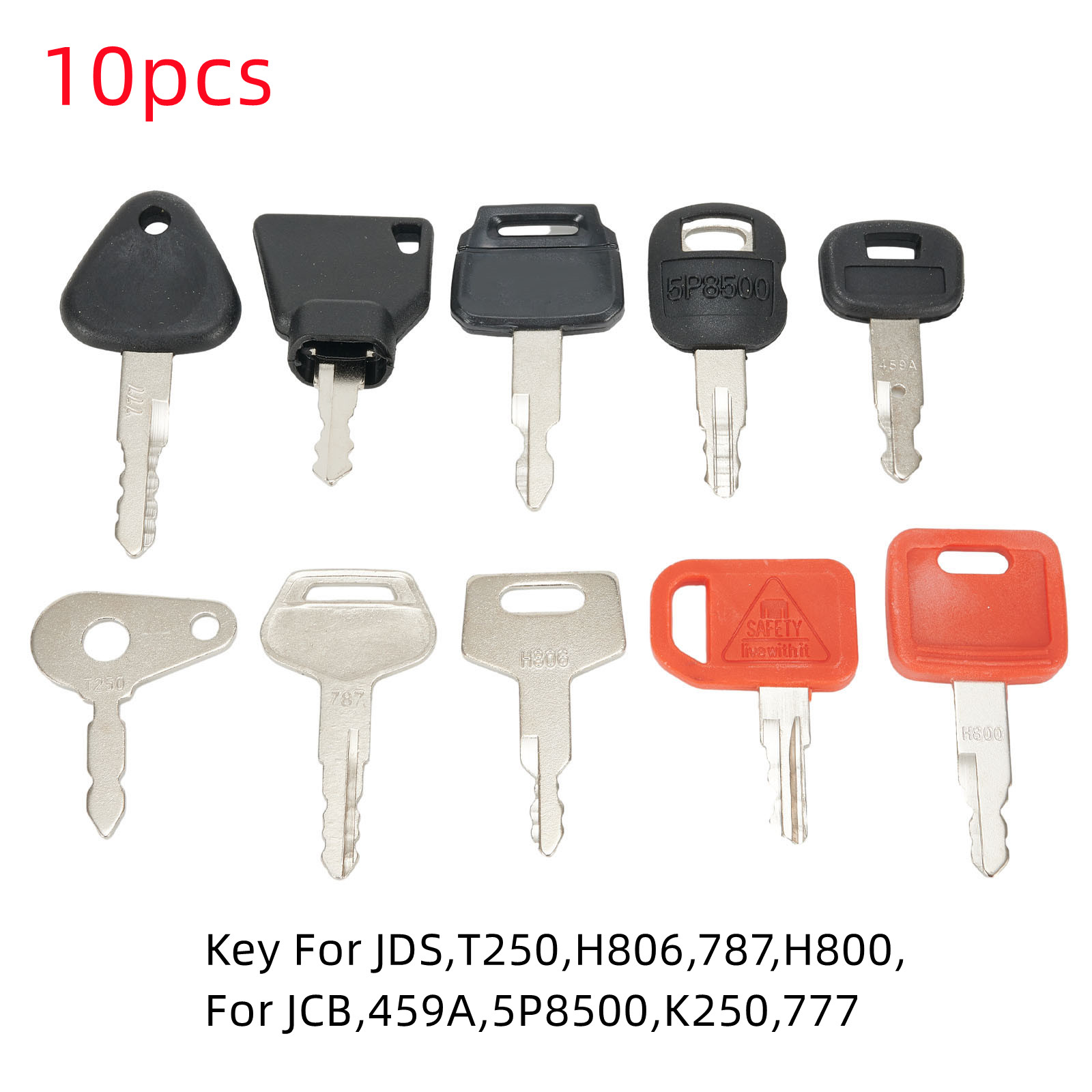 Heavy Equipment Keys Master Set - 10 Schlüssels atz Haupt schlüssel zündsatz