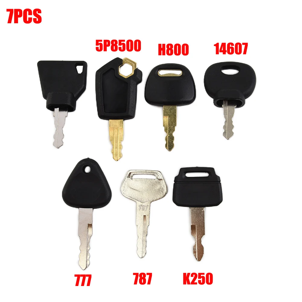 7 stücke Zündschlüssel Anlage  – Heavy Equipment Keys Master Set Bewertung und Preis