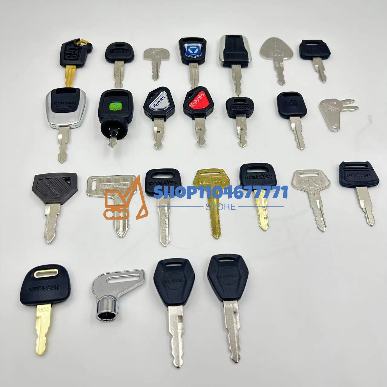 25 stücke Bagger Schlüssel für – Heavy Equipment Keys Master Set Bewertung und Preis