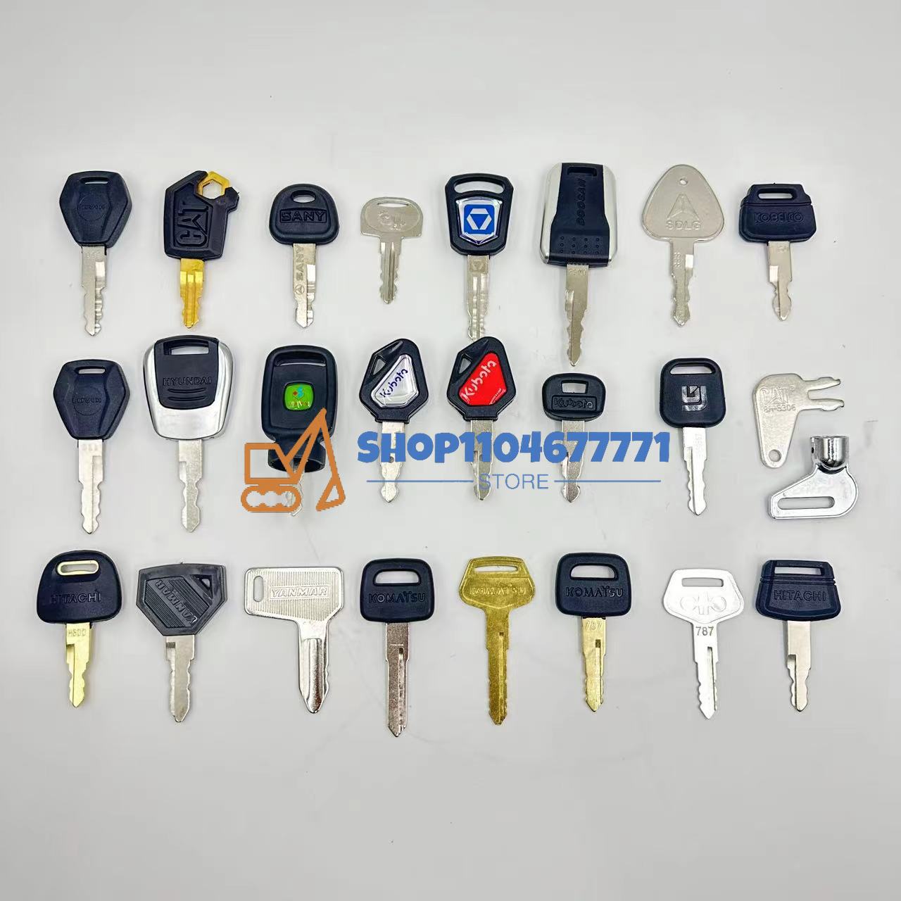 25 stücke Bagger Schlüssel für – Heavy Equipment Keys Master Set Bewertung und Preis