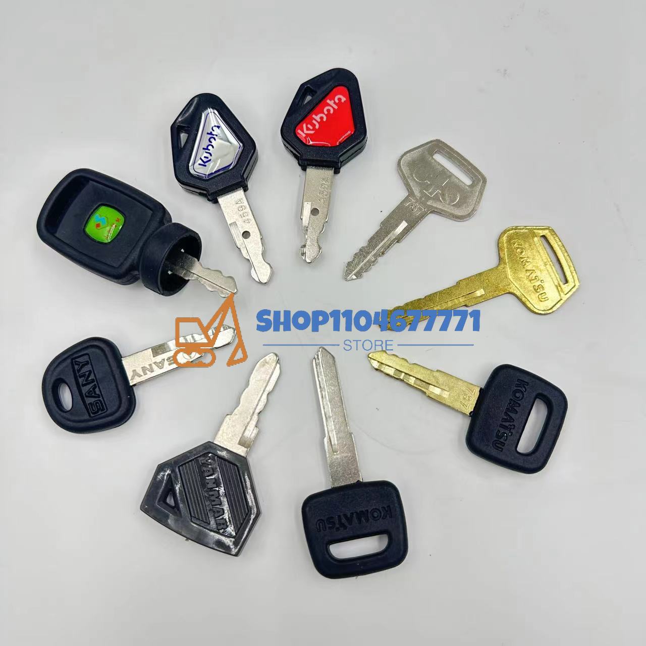 25 stücke Bagger Schlüssel für – Heavy Equipment Keys Master Set Bewertung und Preis