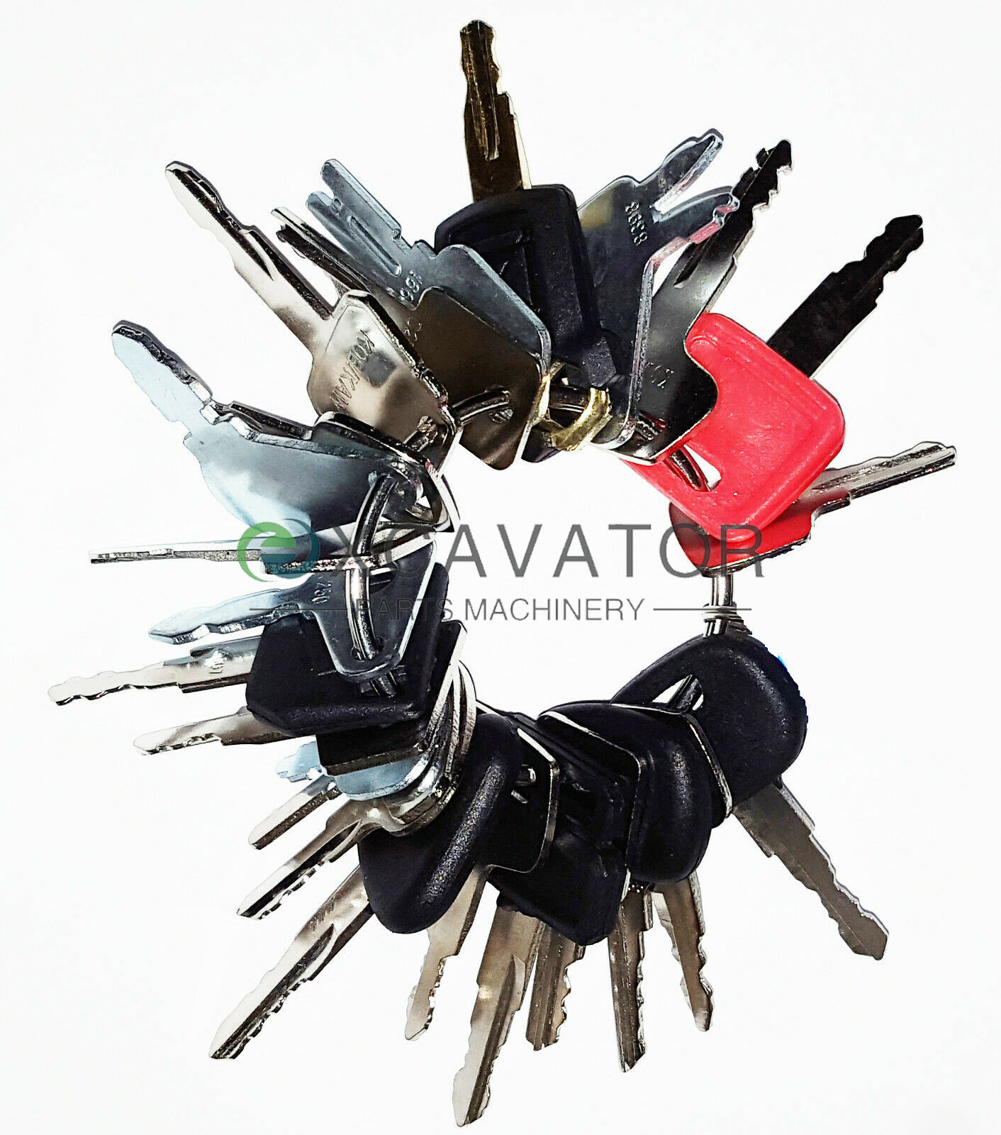 23-teiliger Zündschlüsselsatz  – Heavy Equipment Keys Master Set Bewertung und Preis